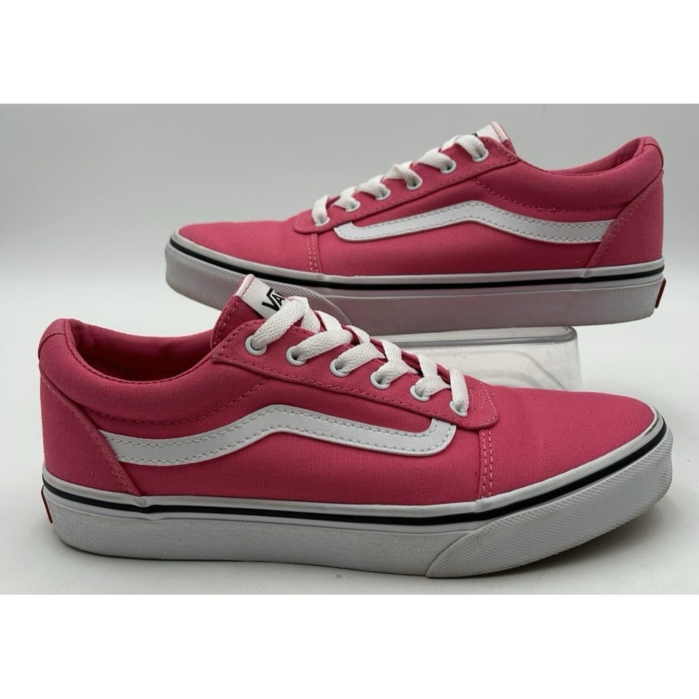 VANS Kids Size 5.5 Youth Ward Canvas‎ Honeysuckle Pink Shoes Girls Missy Skate